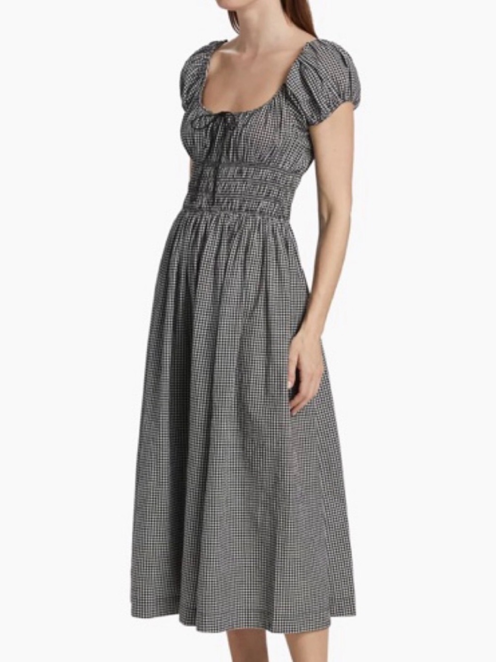 DOEN La Maddalena Gingham Quinn Dress